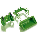 Accessoires pour chargeur frontal Wiking vert JD (set A)