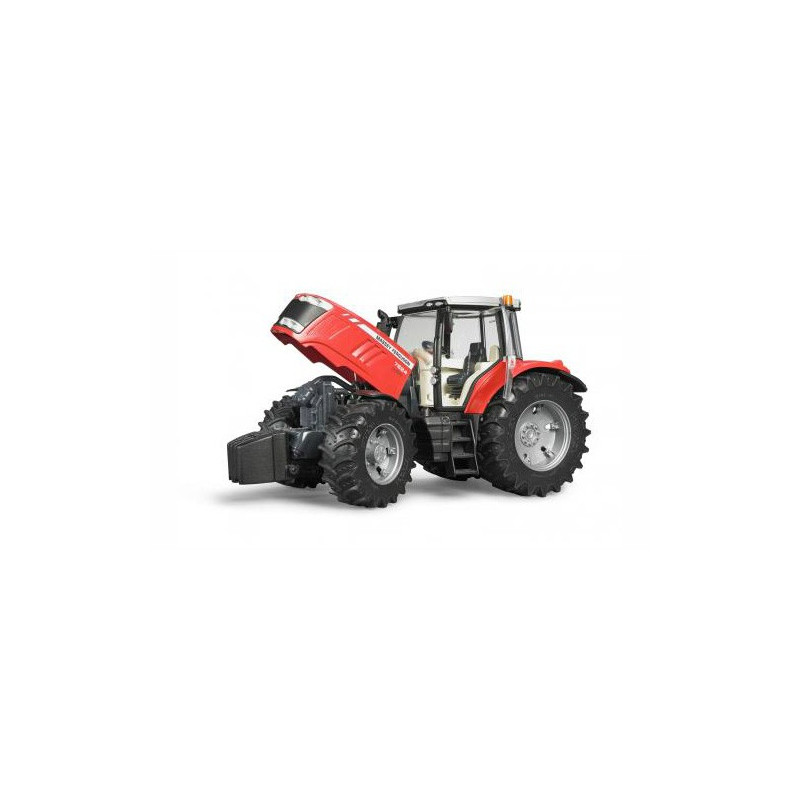 Bruder- tracteur massey ferguson 7624 avec chargeur