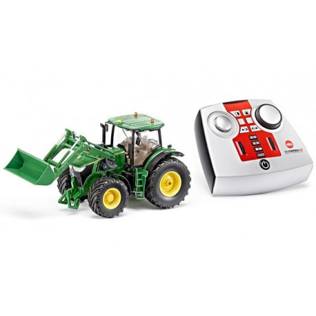 Tracteur JD avec chargeur radio-commandé