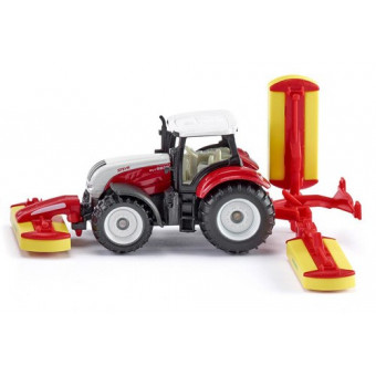 Tracteur Steyr avec combinaison de faucheuses Pottinger