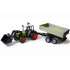 Claas Nectis 267F avec chargeur et remorque