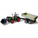 Claas Nectis 267F avec chargeur et remorque - Bruder 01998