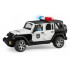 Jeep Wrangler de police avec policier