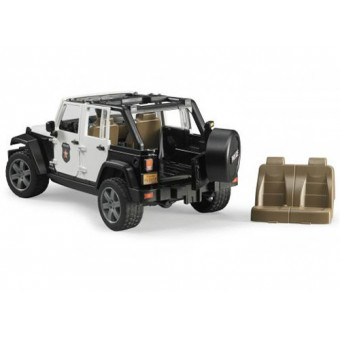 Jeep Wrangler de police avec policier