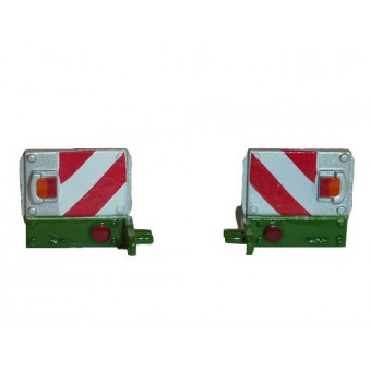 Lot de 2 panneaux de signalisation d'Amazone Cenius