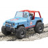 Jeep cross bleue avec chauffeur