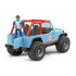 Jeep cross bleue avec chauffeur