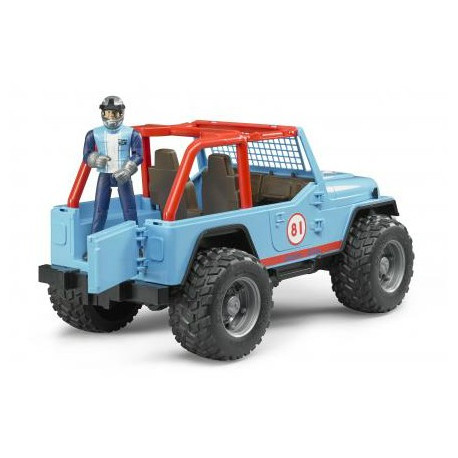 Jeep cross bleue avec chauffeur