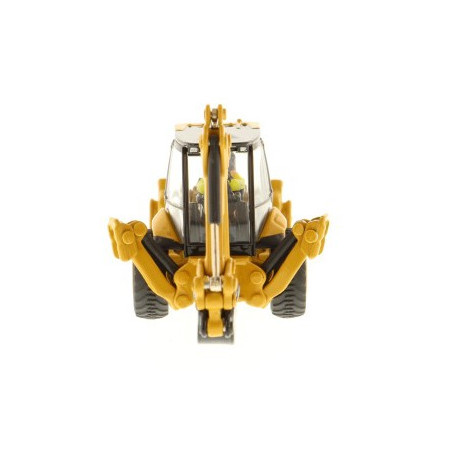 Tractopelle Caterpillar 450E avec figurine
