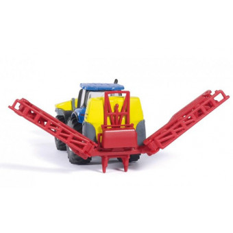 Tracteur NH avec pulvérisateur Kverneland