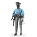 Femme policier noire avec accessoires - Bruder 60431