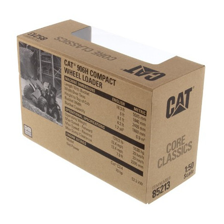Chargeur compact Caterpillar 906H avec figurine
