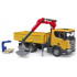 Camion de chantier Scania Super 560R avec grue et 2 palettes - Bruder 03551