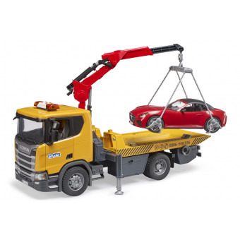 Promo Bruder camion pompier man chez Super U