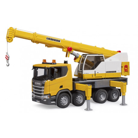 Camion-grue Liebherr Scania Super 560R - Bruder 03571