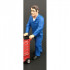 Figurine homme poussant (bleu)