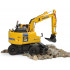 Pelle Komatsu PW148-11 sur pneus avec godet et benne preneuse - UH 8162