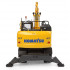 Pelle Komatsu PW180-11 sur pneus avec godet et marteau piqueur - UH 8163