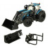 Tracteur Valtra bleu avec chargeur frontal - Britains 43352