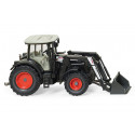 Tracteur Claas Arion 640 noir avec chargeur 1/87 - Wiking 036312