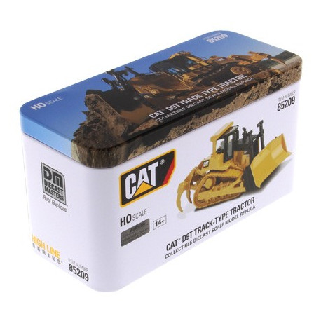 Tracteur à chenilles CAT D9T avec figurine