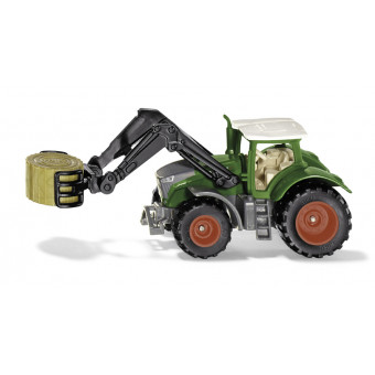 Tracteur John Deere avec pince à bois - Siku