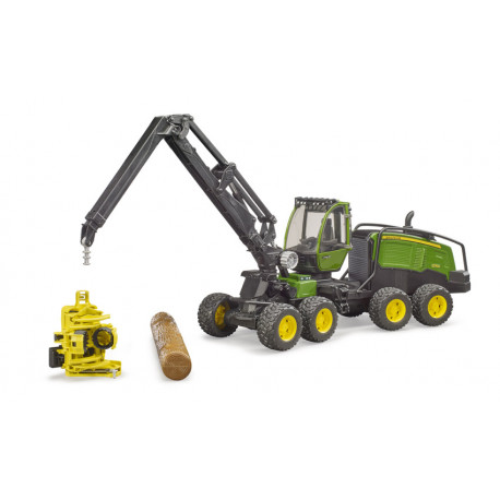 Abatteuse John Deere 1270G avec tronc - Bruder