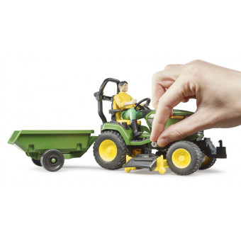 Tracteur tondeuse John Deere bworld - Bruder