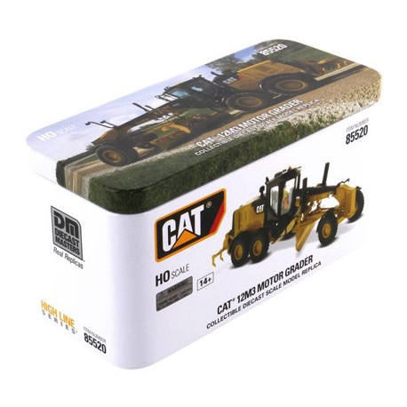 Niveleuse Caterpillar 12M3 avec figurine