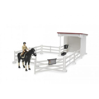 Figurines cheval et cavalière : Kit d'équitation western Horse Club Hannah  - Jeux et jouets Schleich - Avenue des Jeux