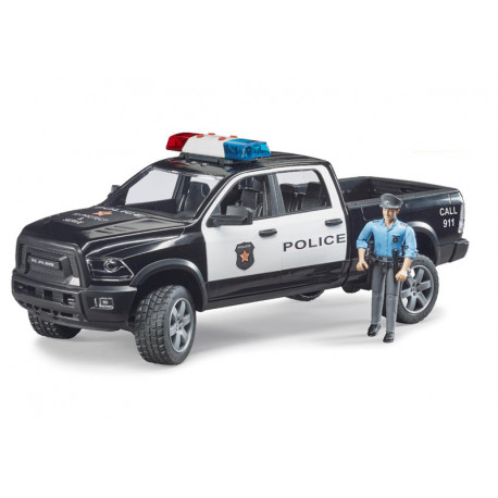 Pickup de police RAM 2500 avec policier - Bruder