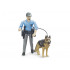 Coffret policier Bworld avec un chien - Bruder