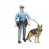 Coffret policier Bworld avec un chien - Bruder