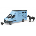 Camion Van MB Sprinter avec cheval - Bruder 02674