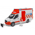 Ambulance MB Sprinter avec ambulancier - Bruder 02676