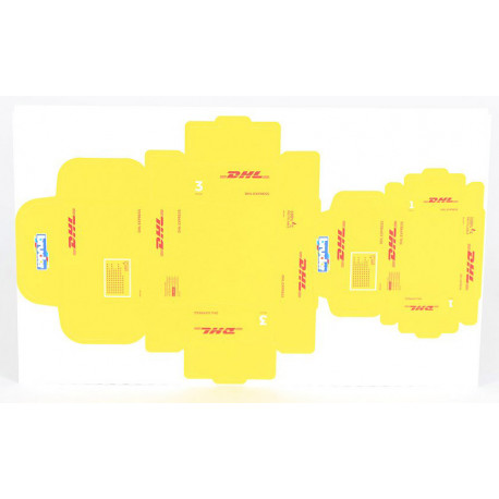 4 colis DHL Bruder 1/16