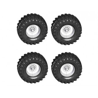 2 paires de roues Mitas Agriterra 03 680/60-R30 pour remorques agricoles