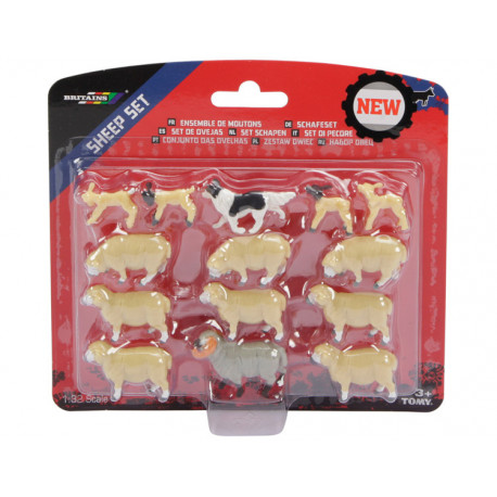 Set de moutons et chien 1/32 - Britains