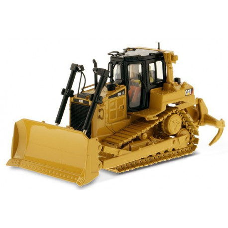 Bulldozer Caterpillar D6R avec figurine