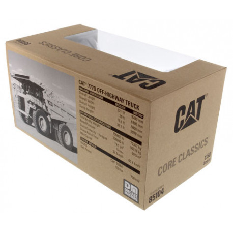Tombereau Caterpillar 777D avec figurine