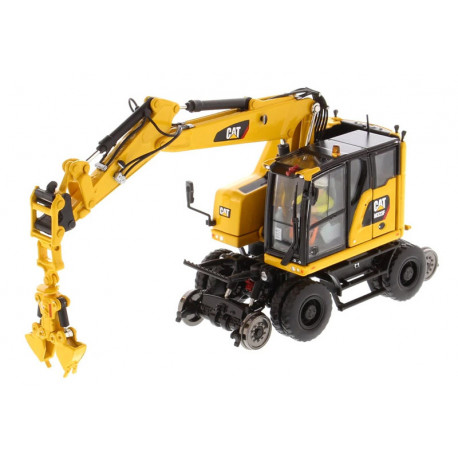 Pelle Caterpillar M323F rail jaune sécurité- Diecast Masters