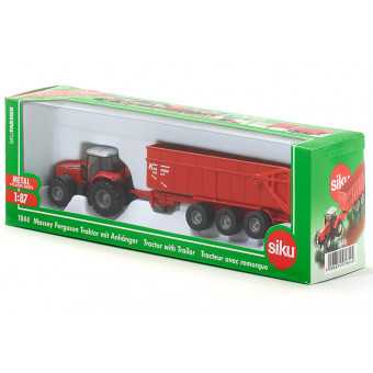 Tracteur-Massey-Ferguson-8480-avec-benne