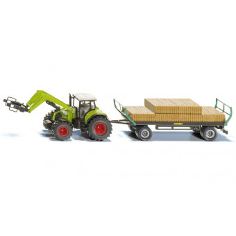 Tracteur miniature avec remorque Pottinger Siku S01676