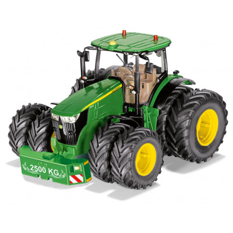 Tracteur John Deere 7290R jumelé radio-commandé - Siku