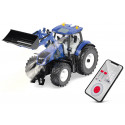 Tracteur NH T7.315 avec chargeur RC et télécommande - Siku