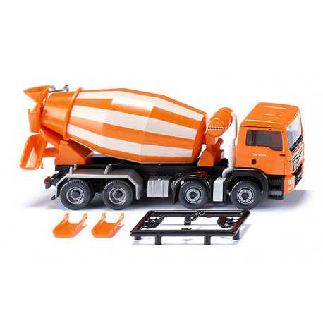 Camion toupie man tgs euro 6/liebherr orange - wiking WIK068148