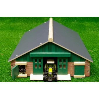 Etable en bois 1/87