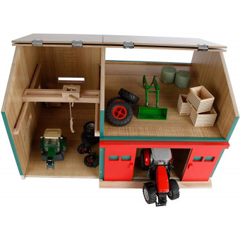 Bâtiment en bois avec atelier 1/32 - Kids Globe - 610816