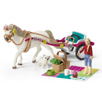 Schleich 42613 Accessoire Chariot Porte selle & brides