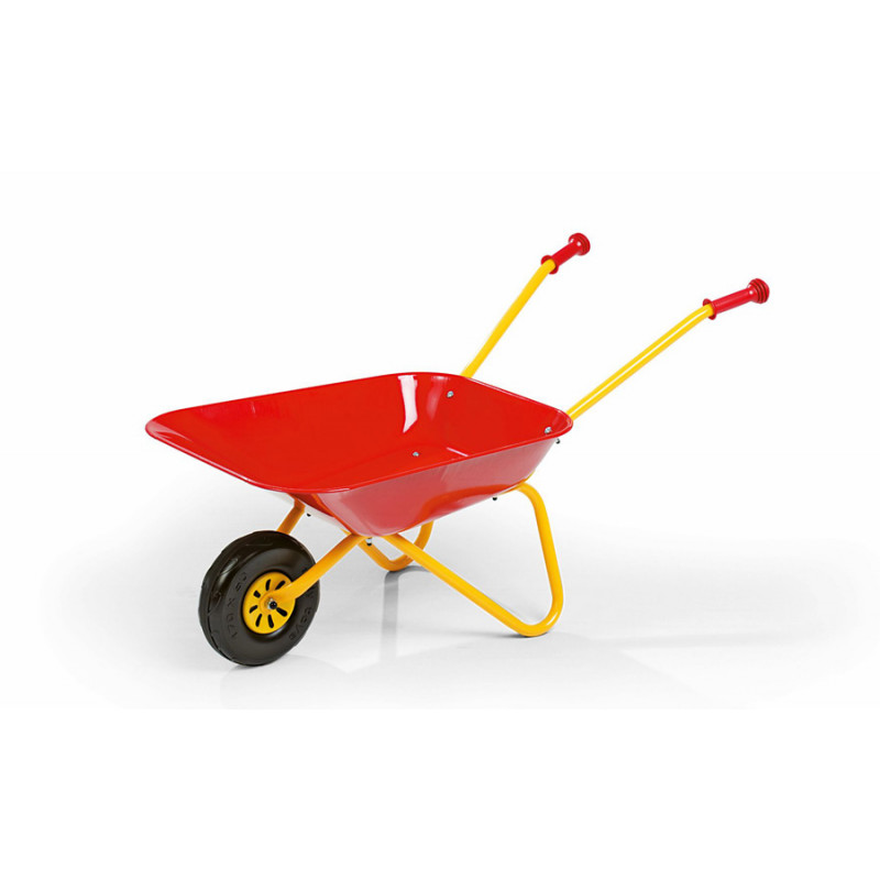 Brouette enfant en métal rouge - rollytoys 270804 ROLLY270804